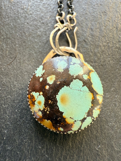 Circular Turquoise Necklace