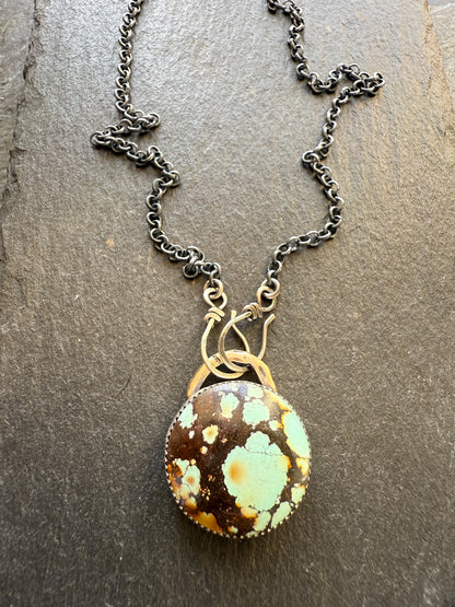 Circular Turquoise Necklace