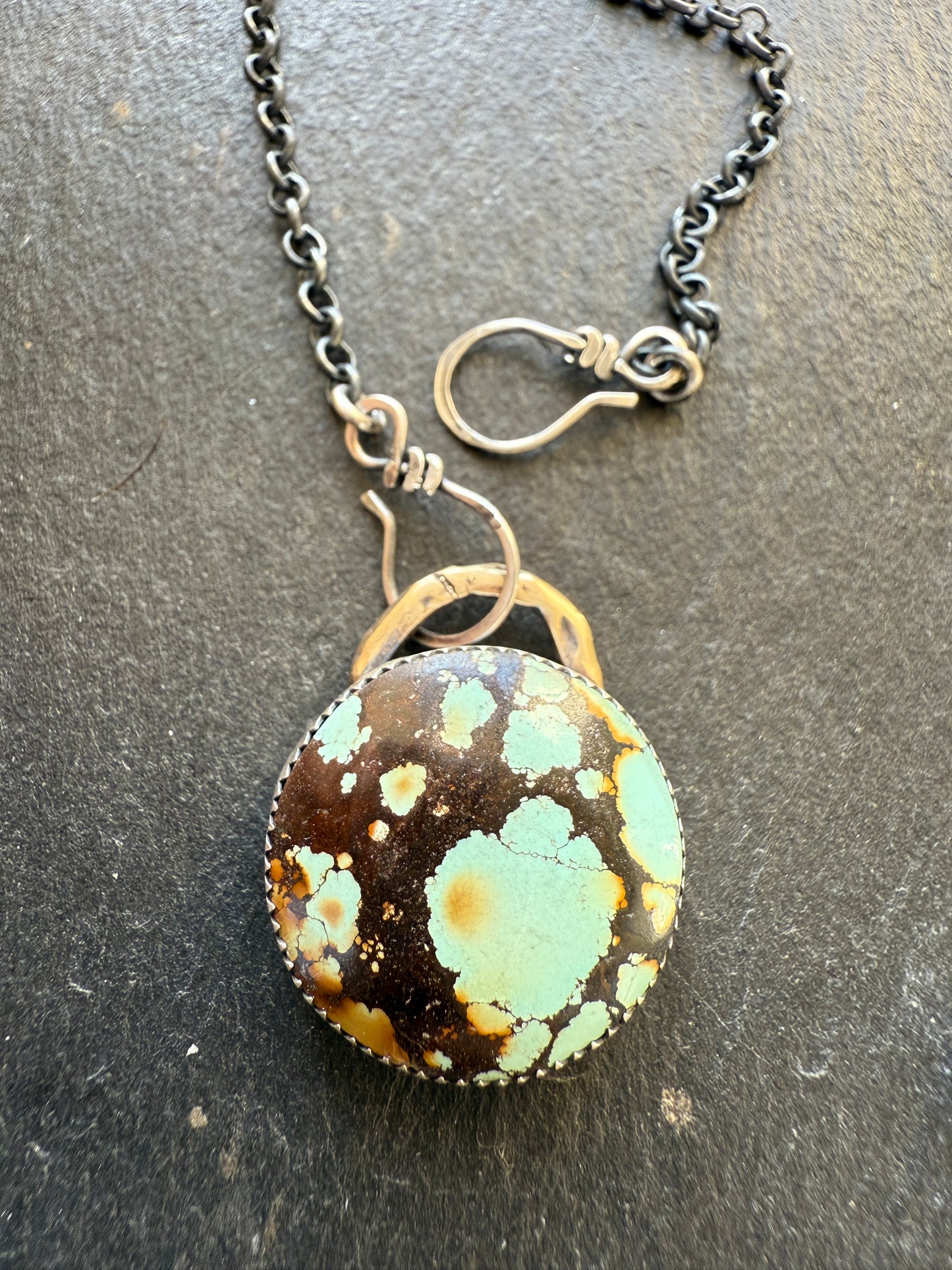 Circular Turquoise Necklace