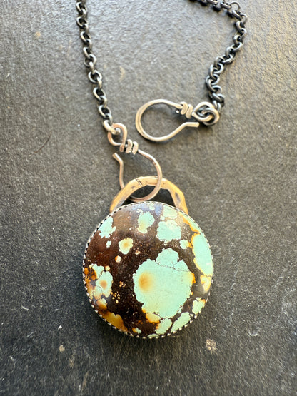Circular Turquoise Necklace