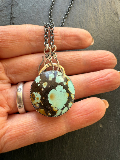 Circular Turquoise Necklace