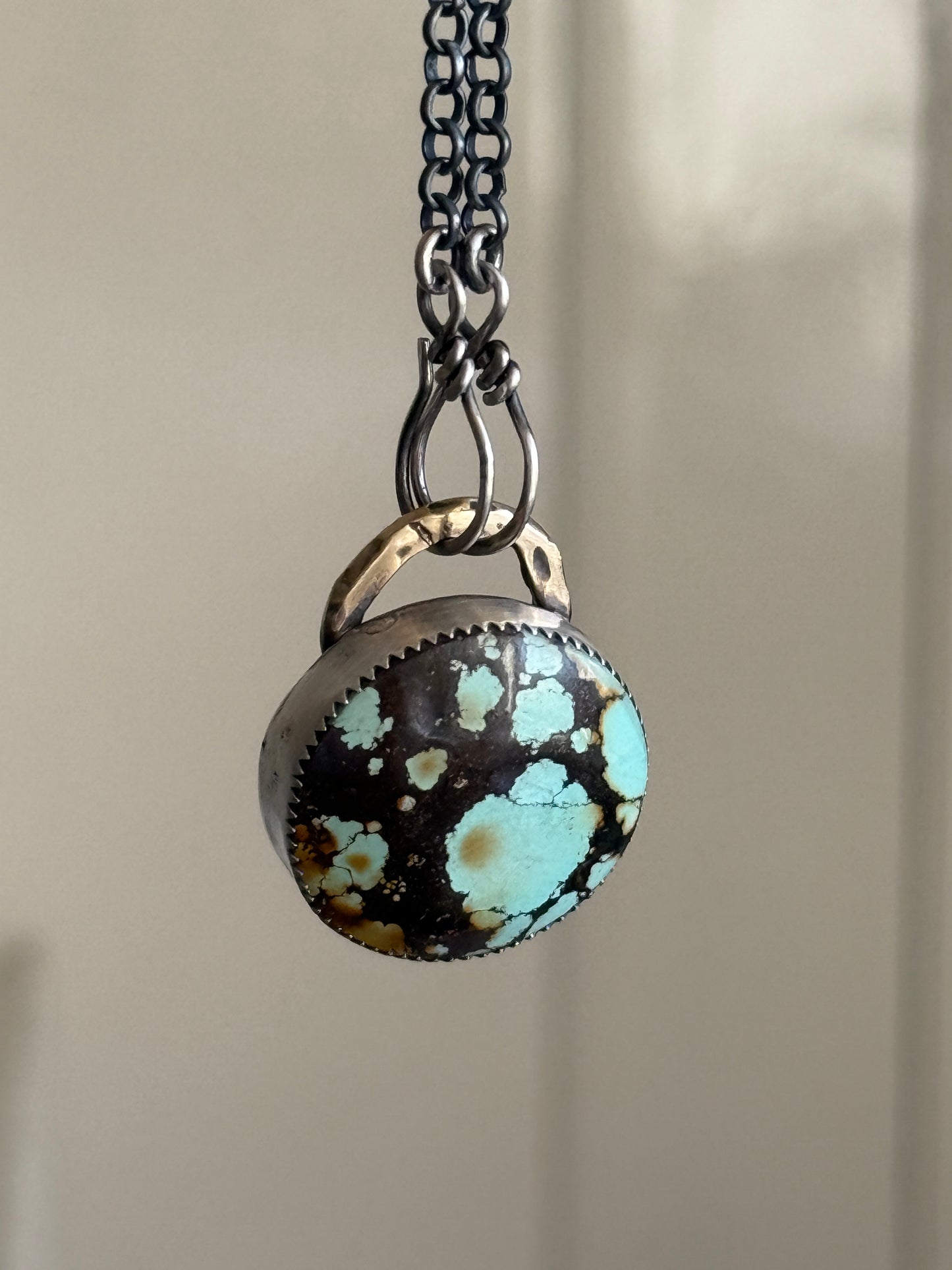 Circular Turquoise Necklace
