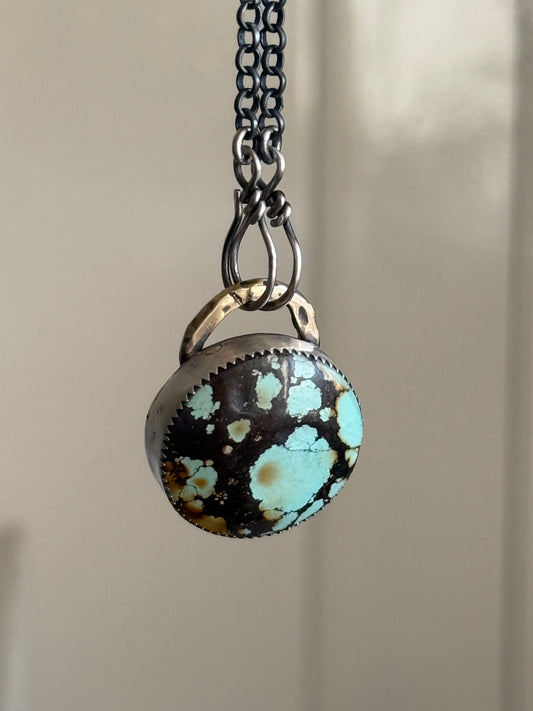 Circular Turquoise Necklace