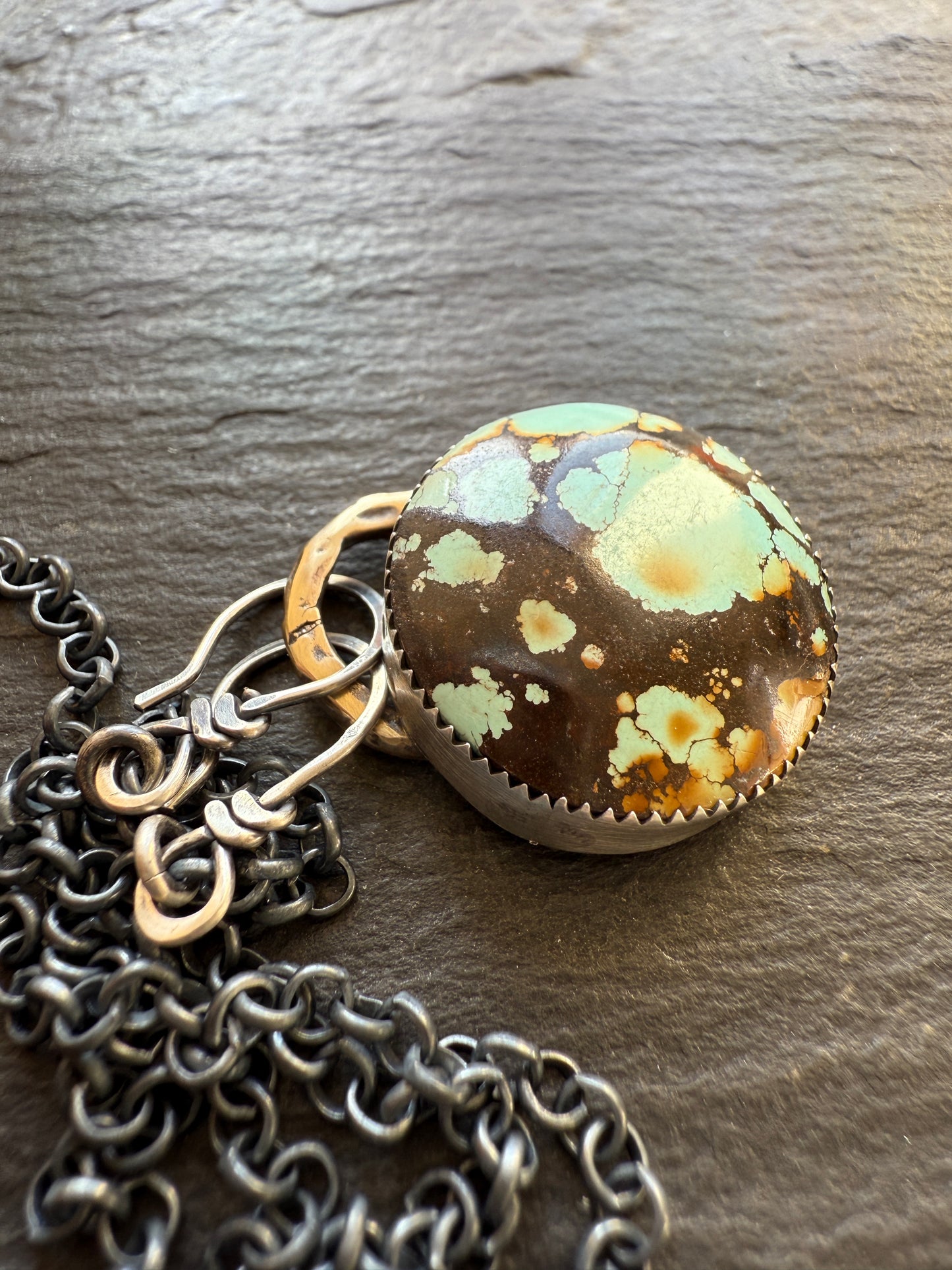 Circular Turquoise Necklace