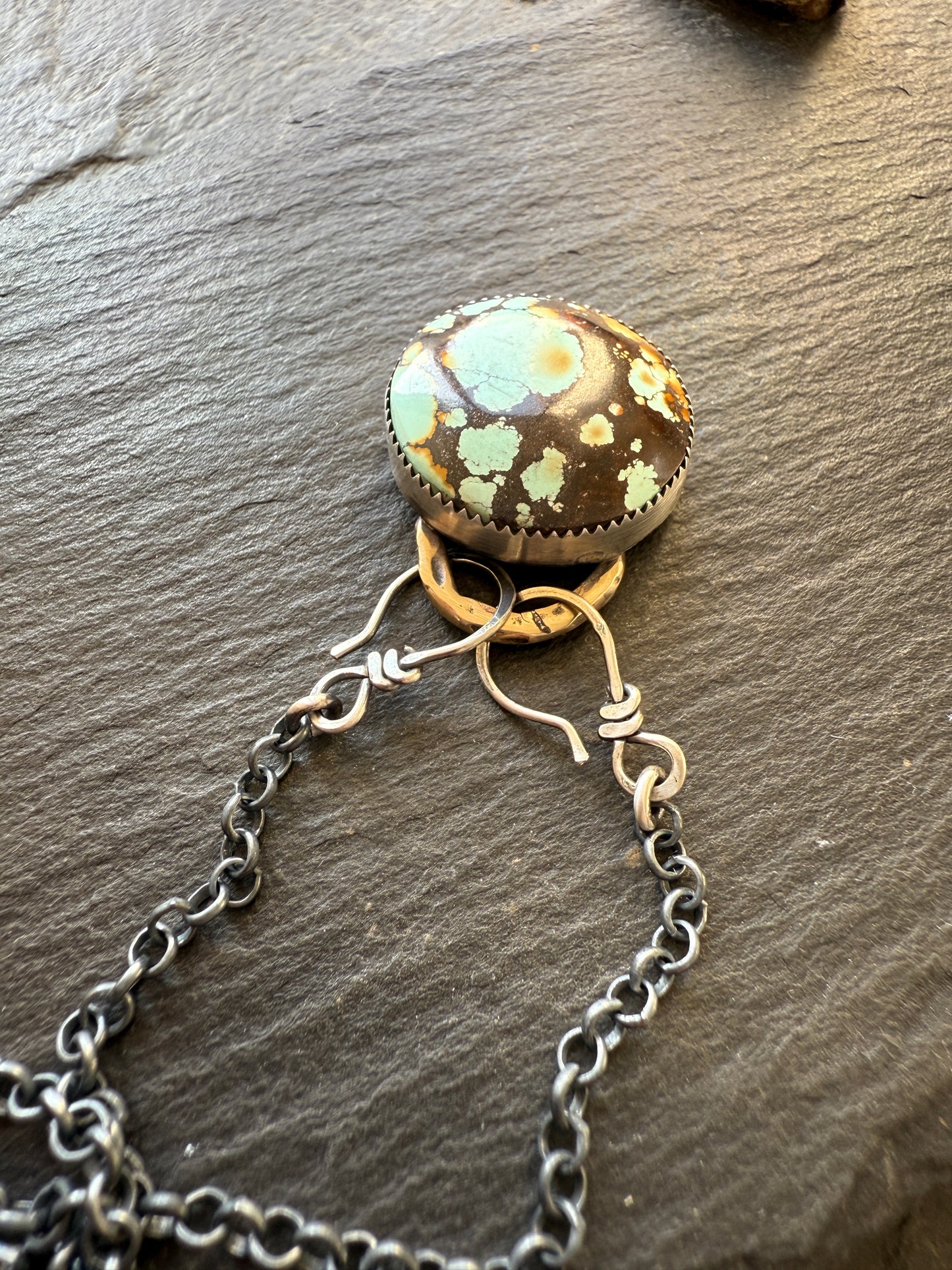 Circular Turquoise Necklace