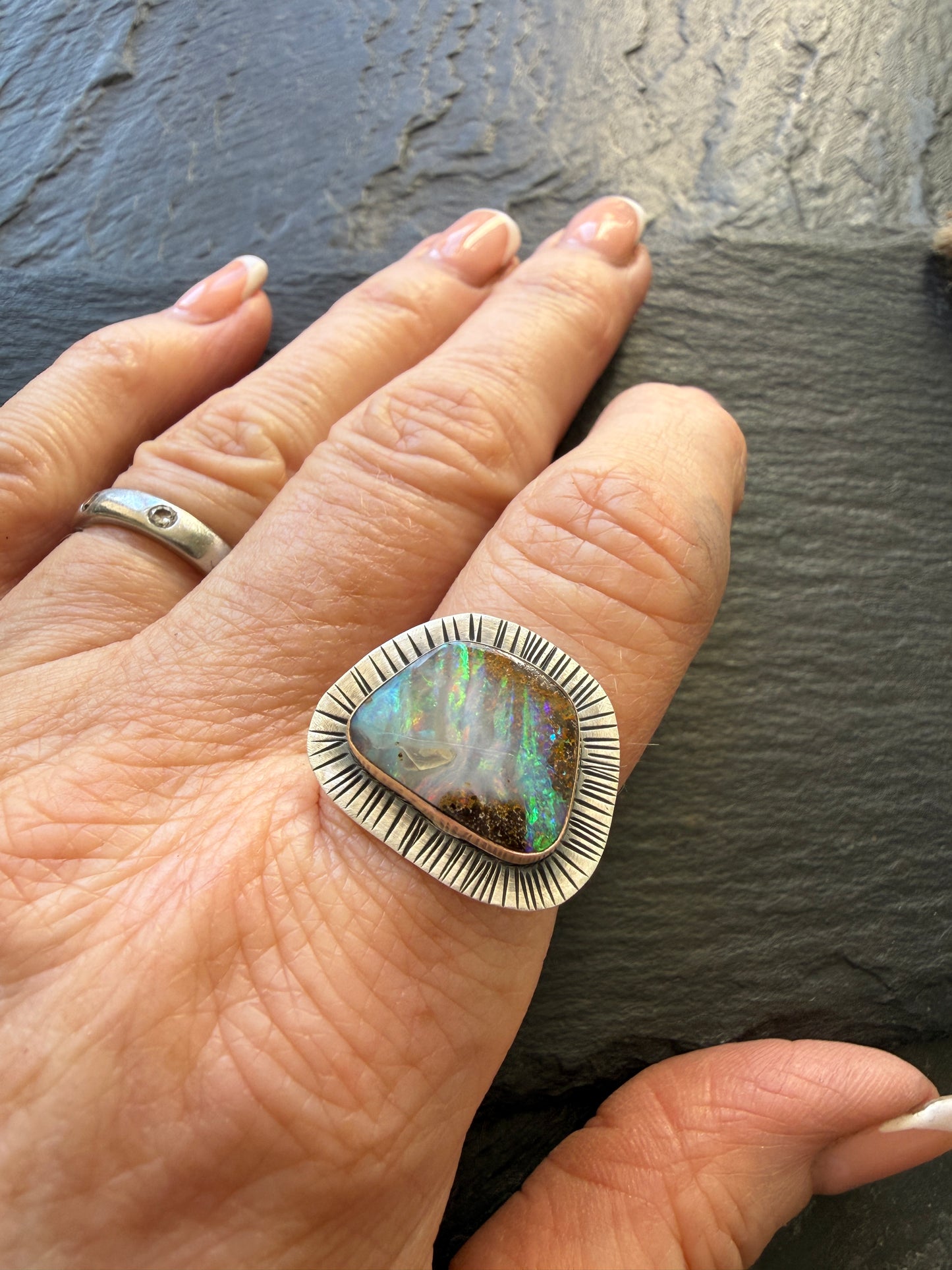 Boulder Ring US 6 3/4 UK N