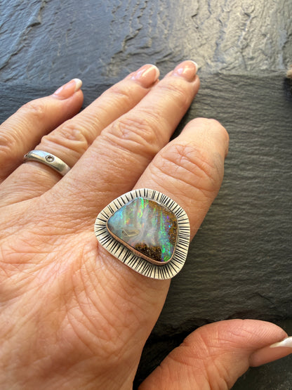 Boulder Ring US 6 3/4 UK N