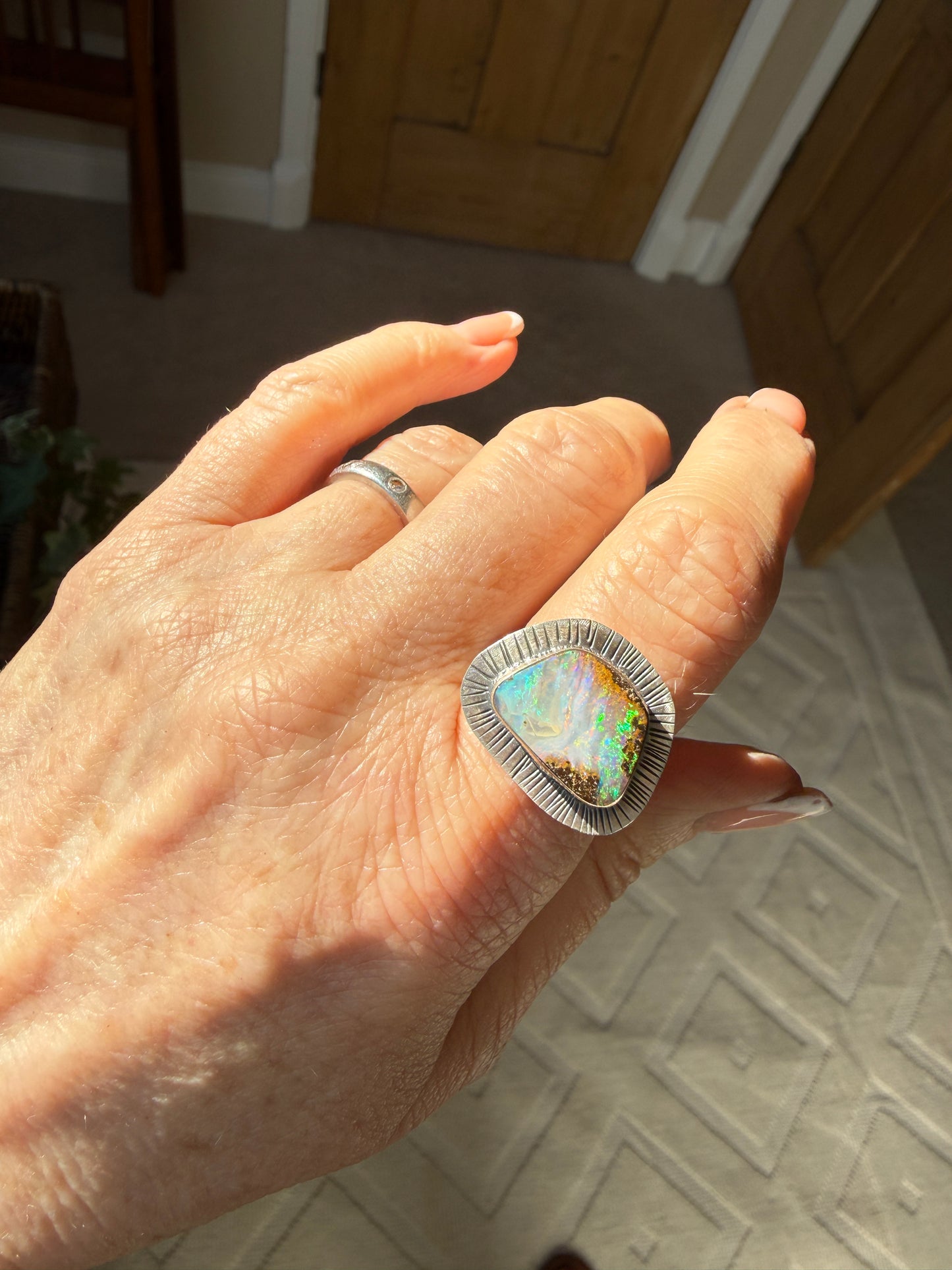 Boulder Ring US 6 3/4 UK N