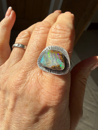 Boulder Ring US 6 3/4 UK N