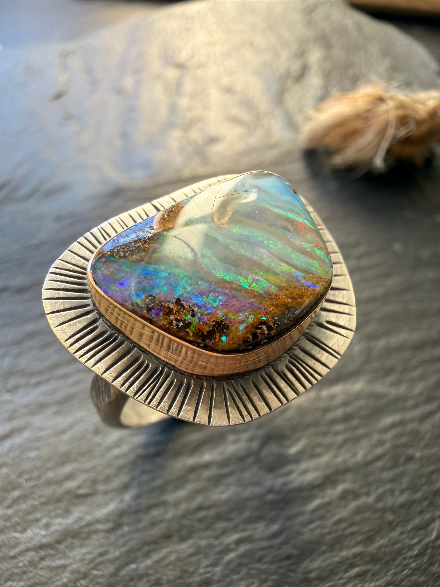 Boulder Ring US 6 3/4 UK N
