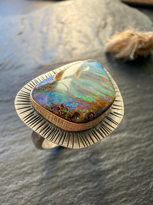 Boulder Ring US 6 3/4 UK N