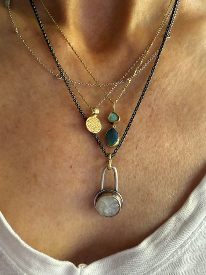 White Moonstone Necklace