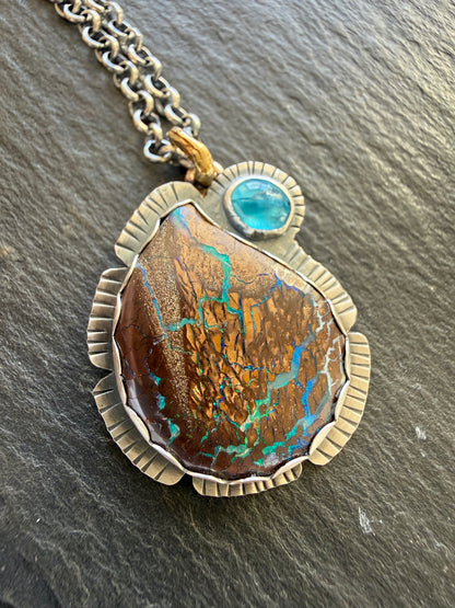 Apatite & Opal Necklace