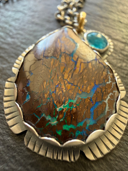 Apatite & Opal Necklace