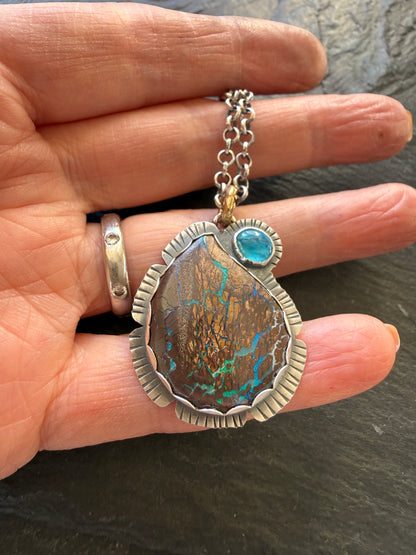 Apatite & Opal Necklace