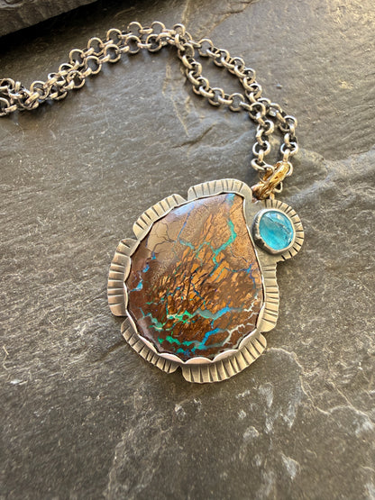 Apatite & Opal Necklace