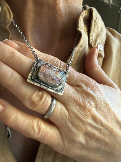 Confetti Sunstone Necklace