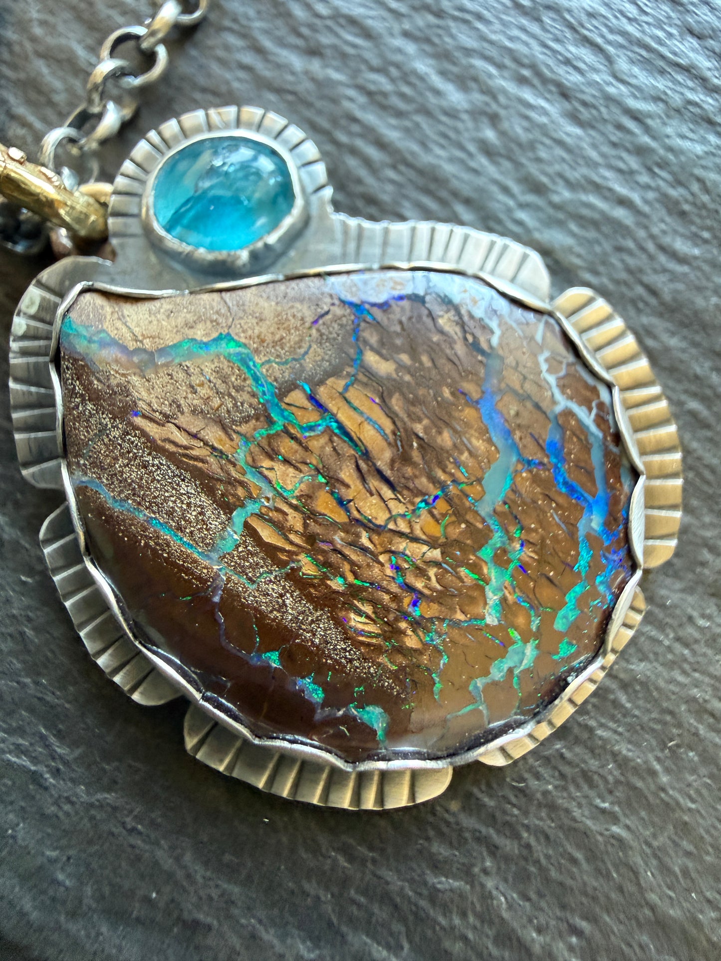 Apatite & Opal Necklace