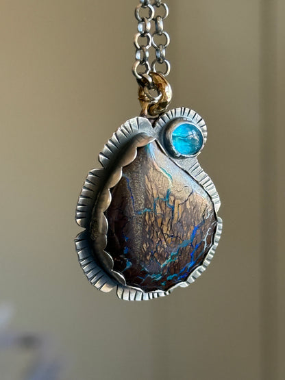 Apatite & Opal Necklace