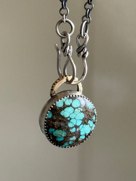 Circular Turquoise Necklace