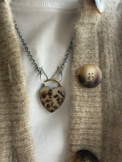Flower Agate Necklace