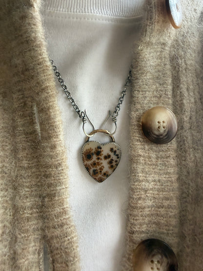 Flower Agate Necklace