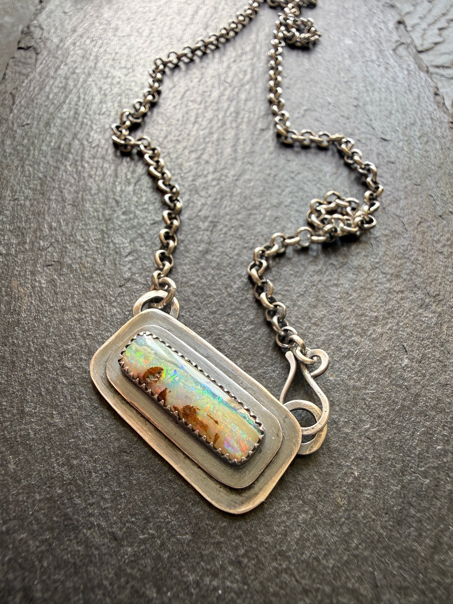 Boulder Opal Layered Necklace