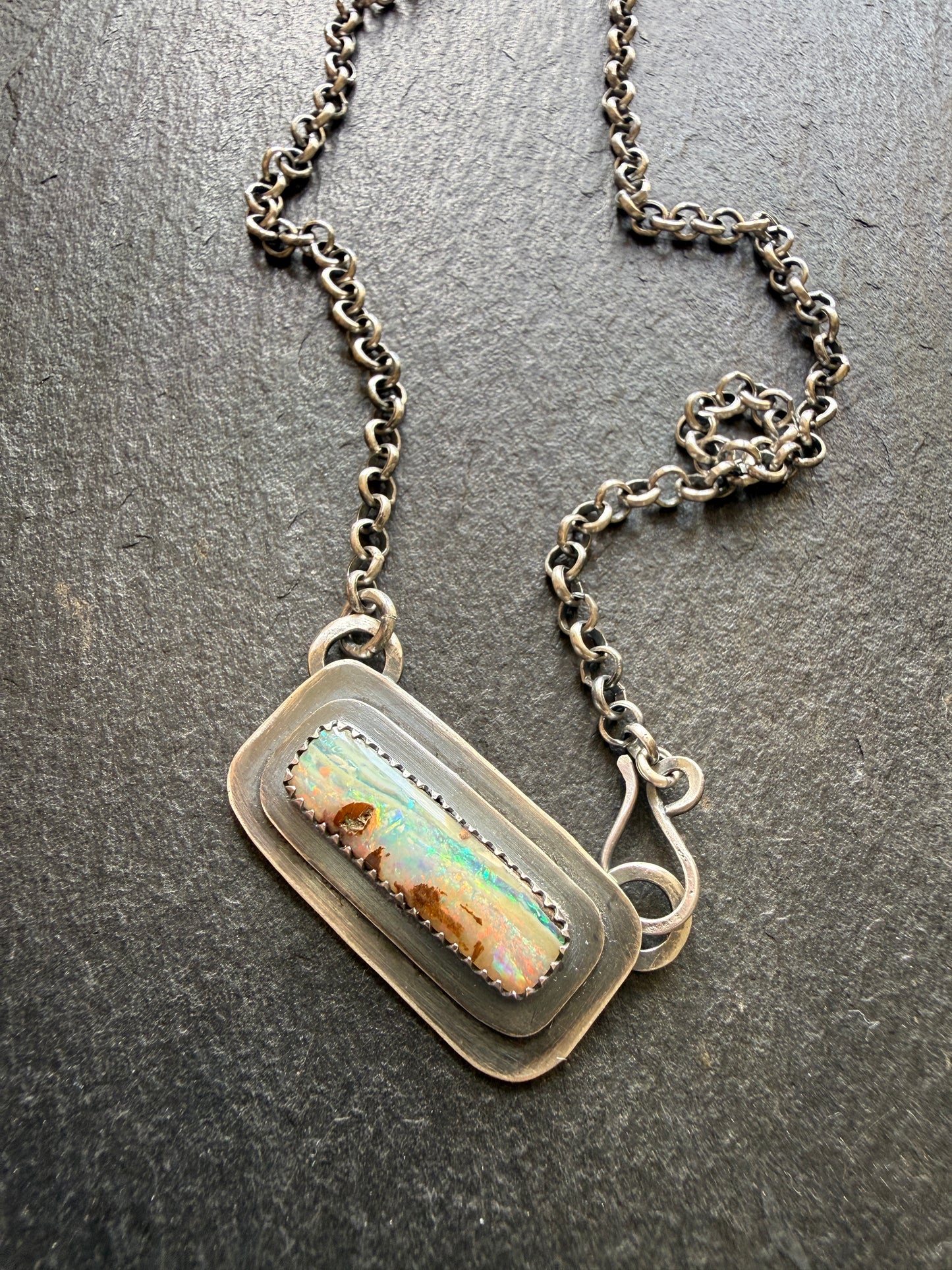 Boulder Opal Layered Necklace