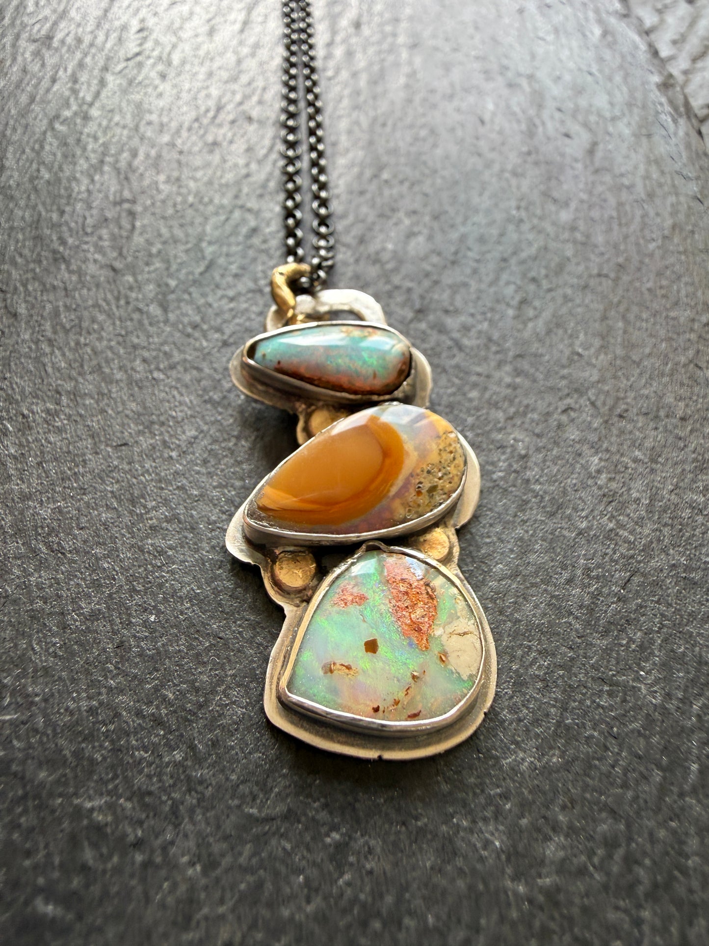 Multi Opal Pendant