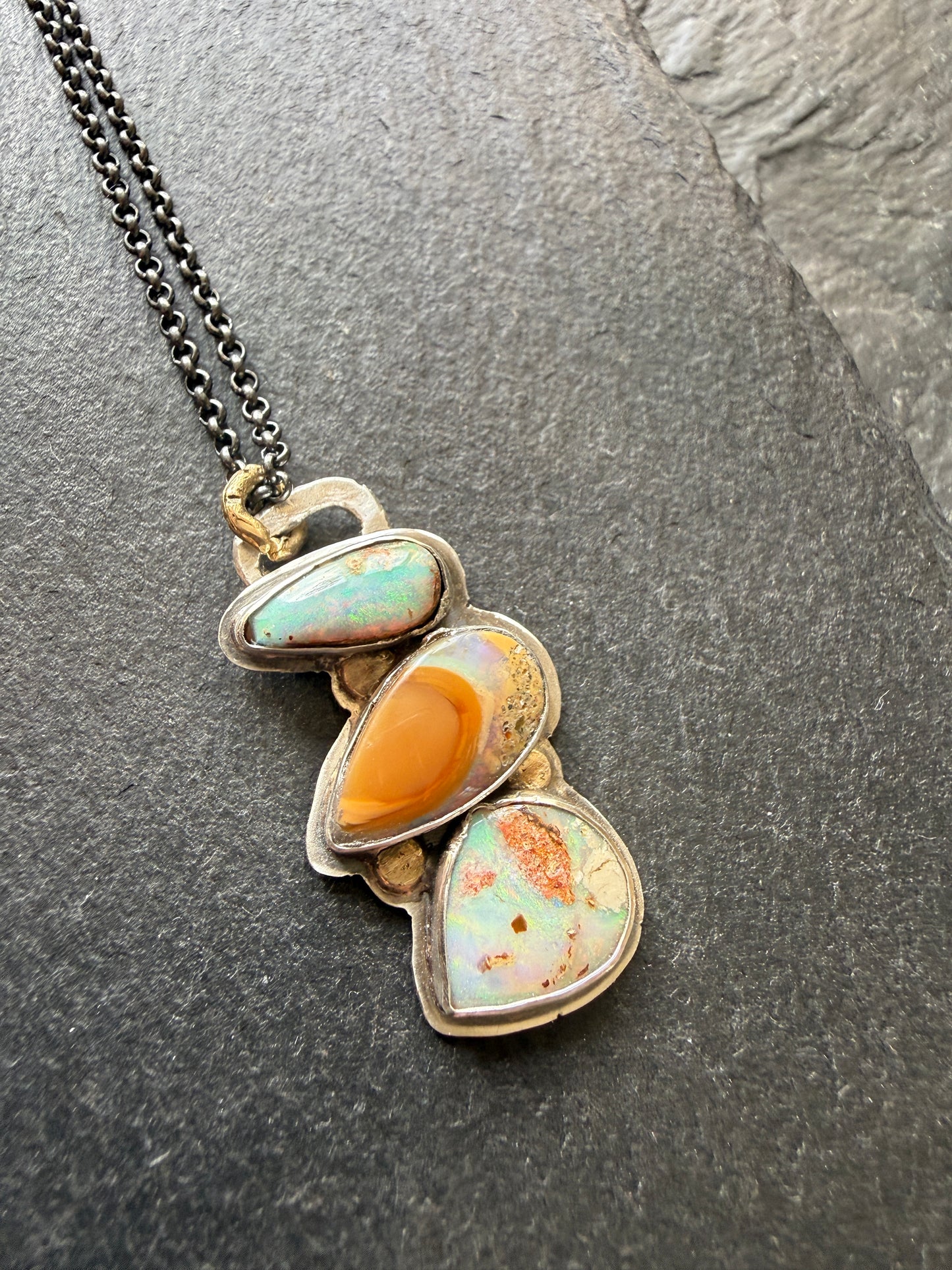 Multi Opal Pendant