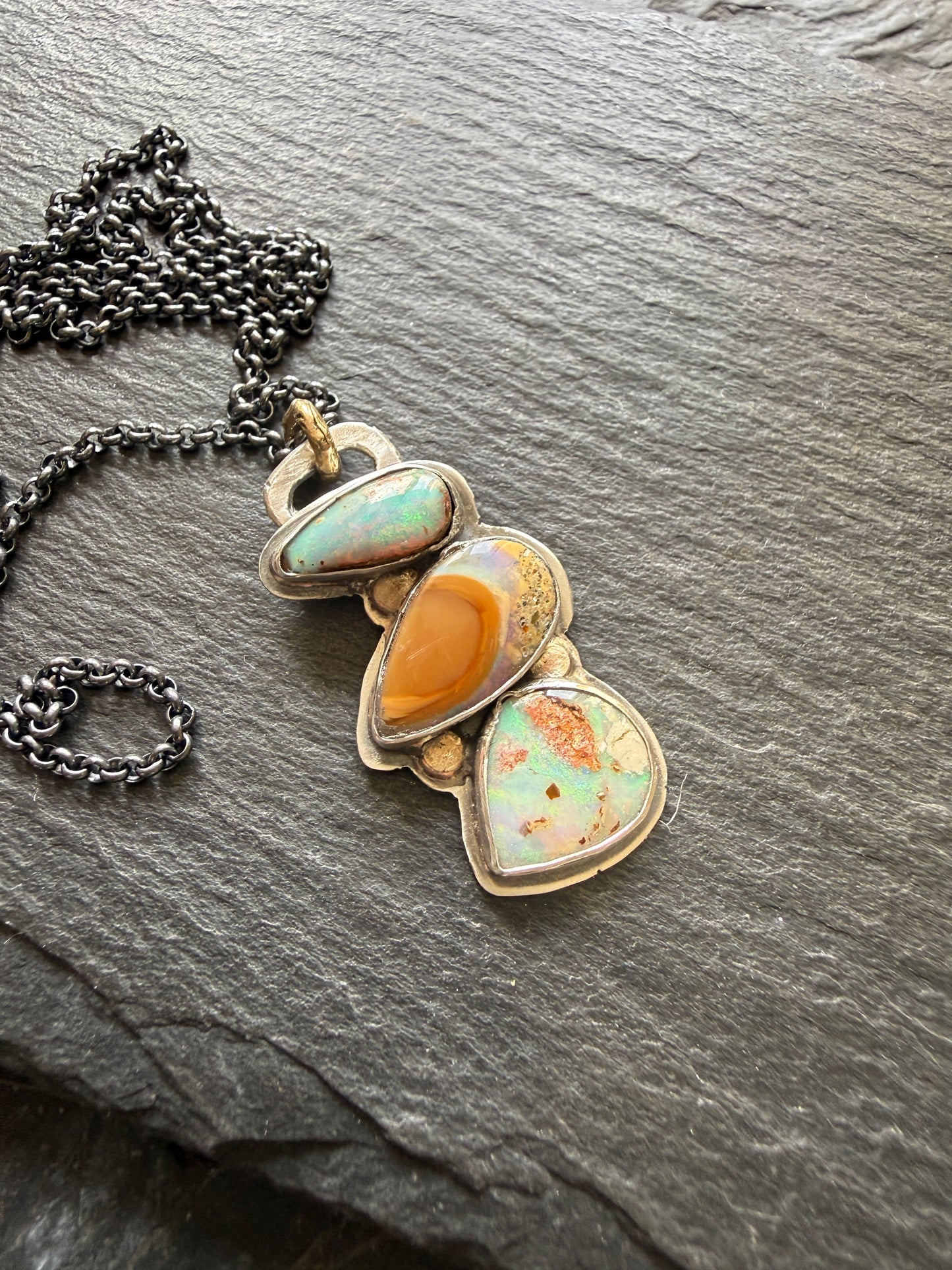Multi Opal Pendant