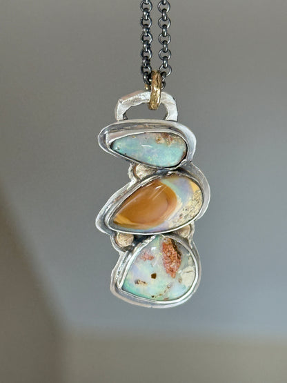 Multi Opal Pendant