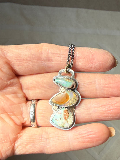 Multi Opal Pendant