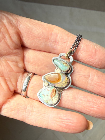 Multi Opal Pendant