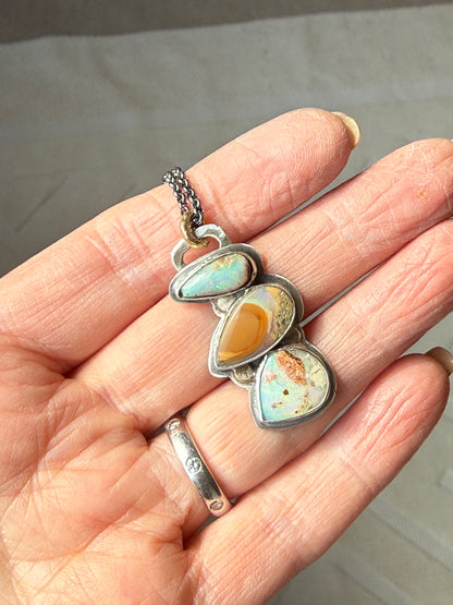 Multi Opal Pendant