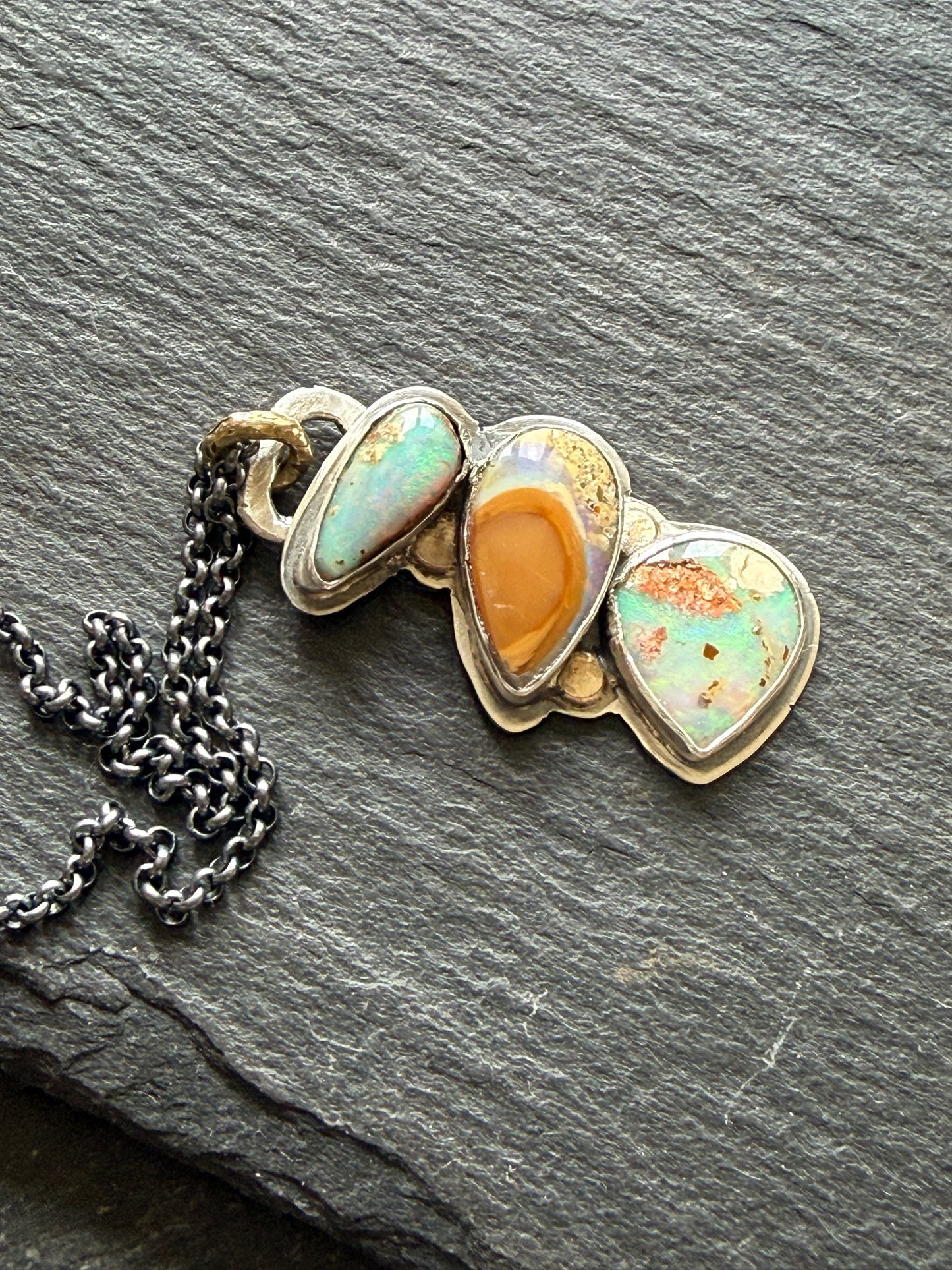 Multi Opal Pendant
