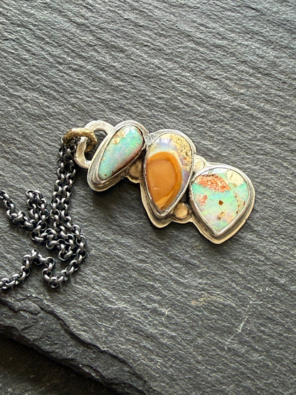 Multi Opal Pendant