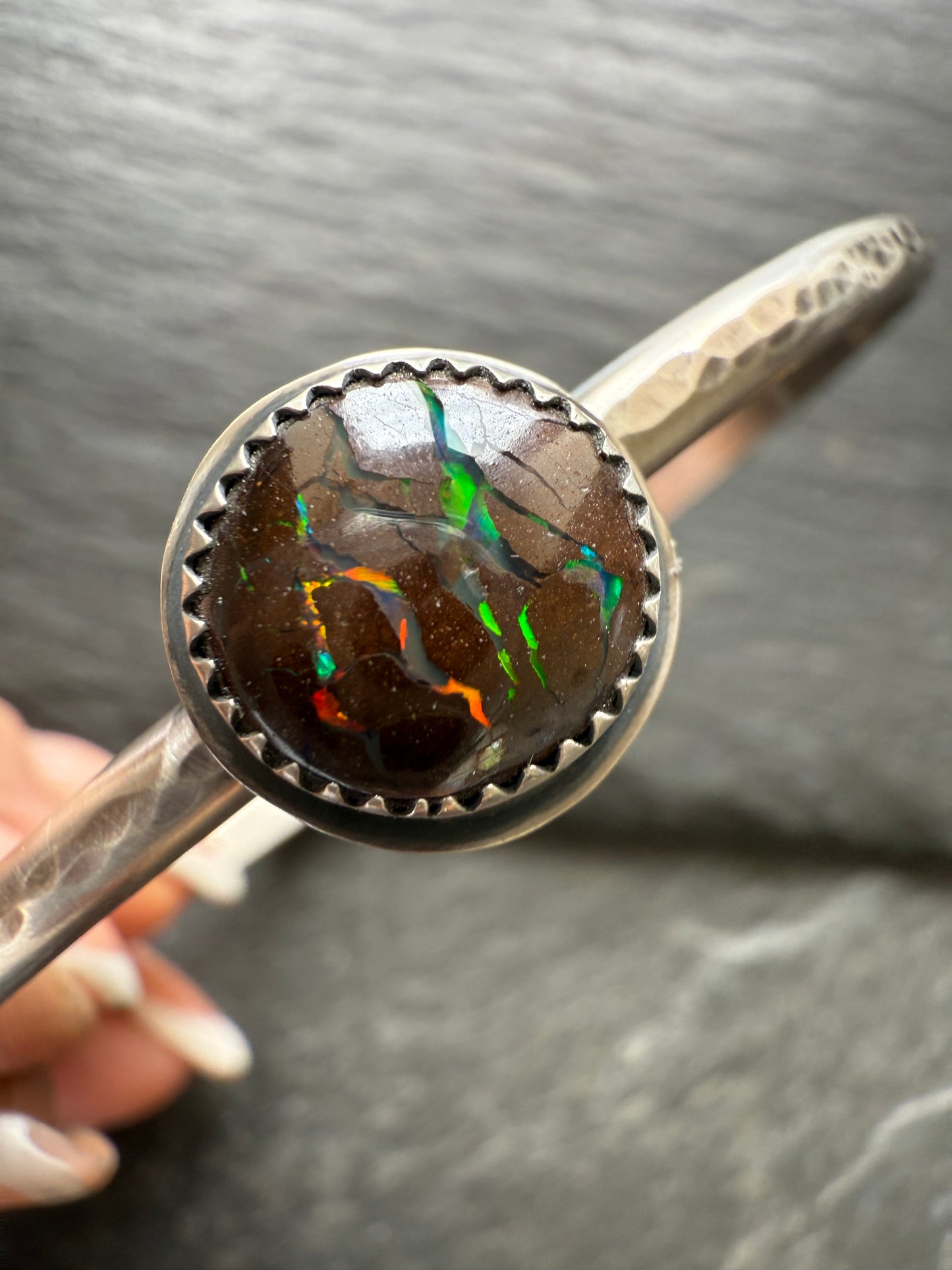 Boulder Opal Cuff Bracelet