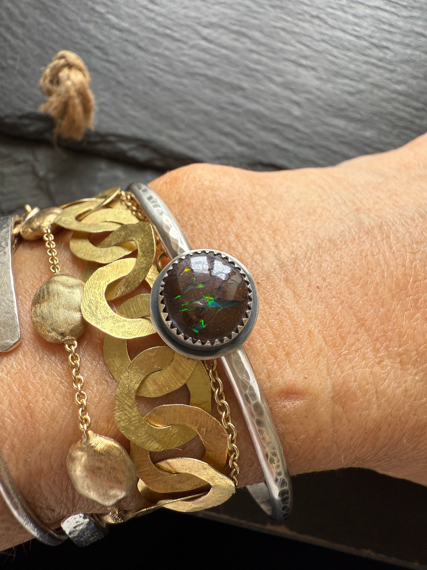 Boulder Opal Cuff Bracelet