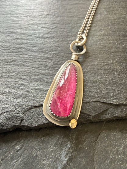 Pear Tourmaline Pendant