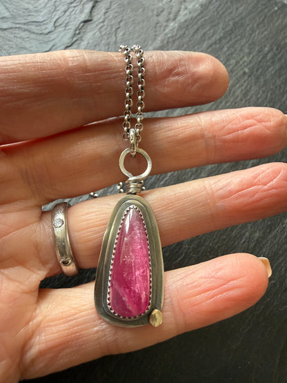 Pear Tourmaline Pendant