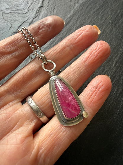Pear Tourmaline Pendant