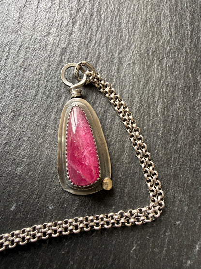 Pear Tourmaline Pendant