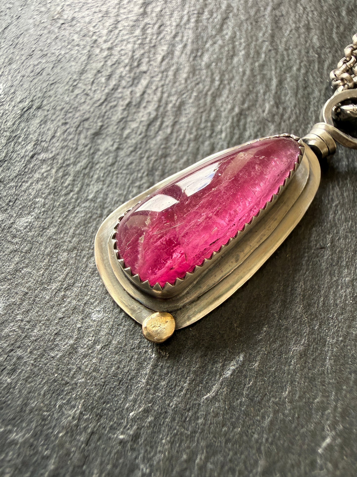 Pear Tourmaline Pendant