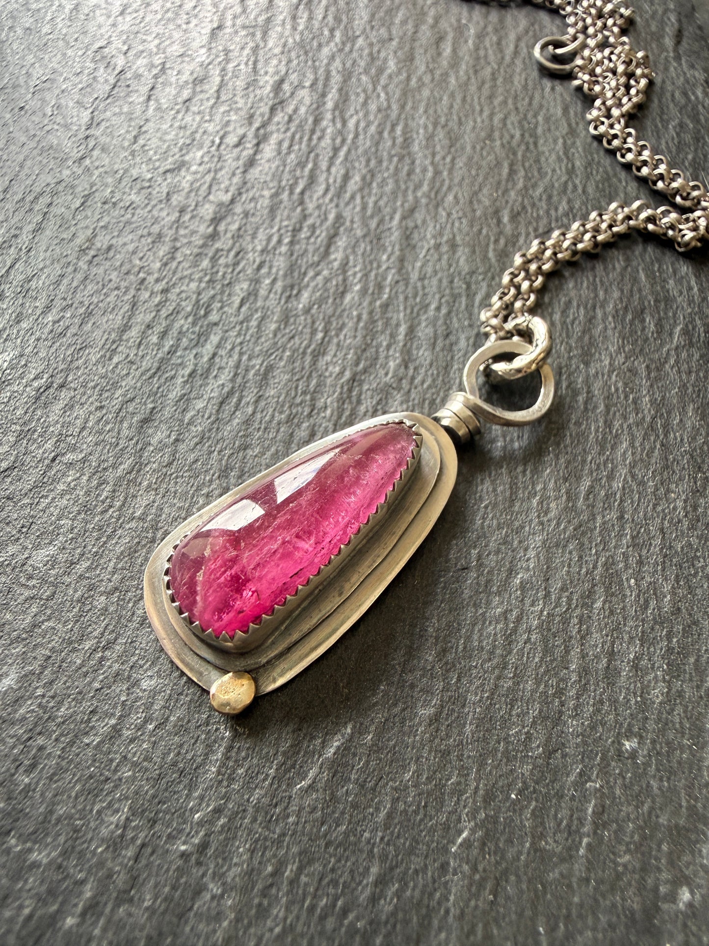 Pear Tourmaline Pendant