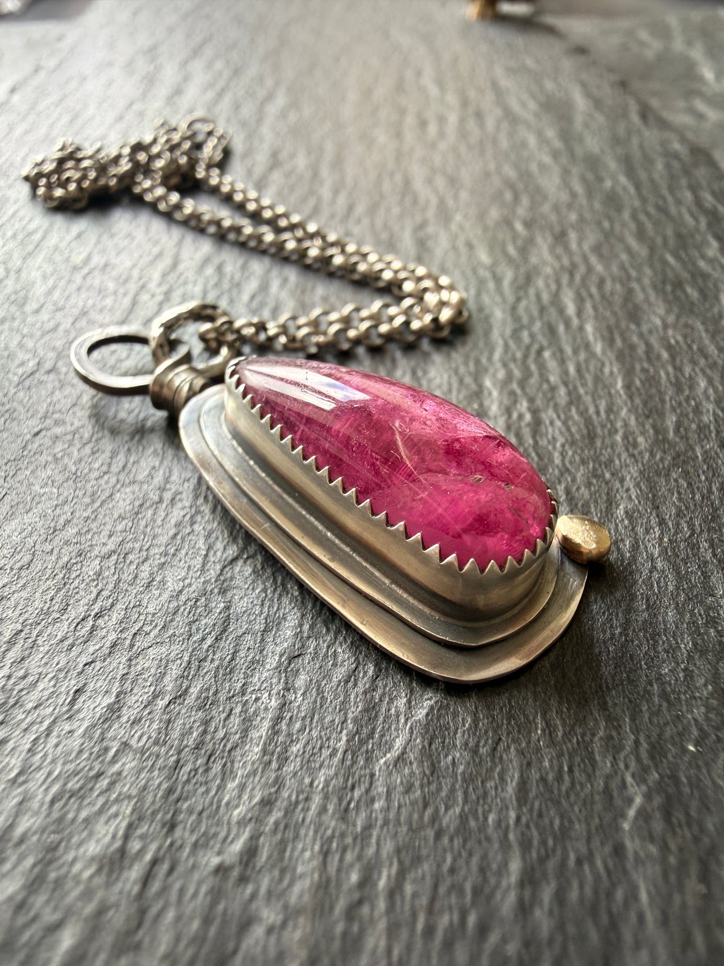 Pear Tourmaline Pendant