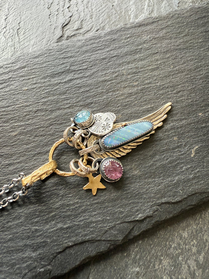 Anne Choi Skull Charm Necklace