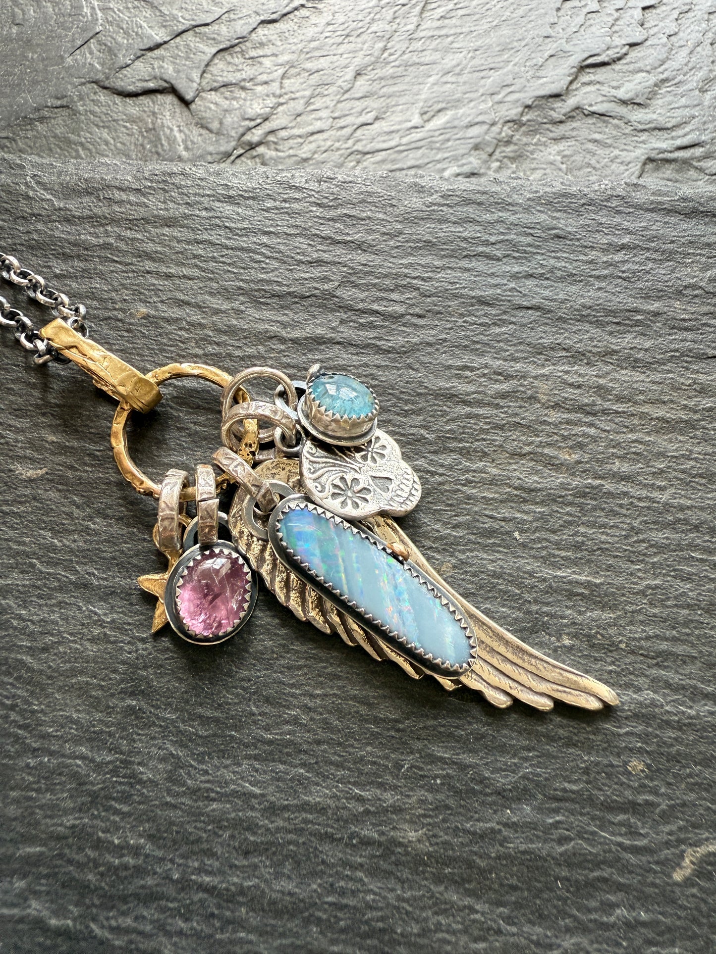 Anne Choi Skull Charm Necklace