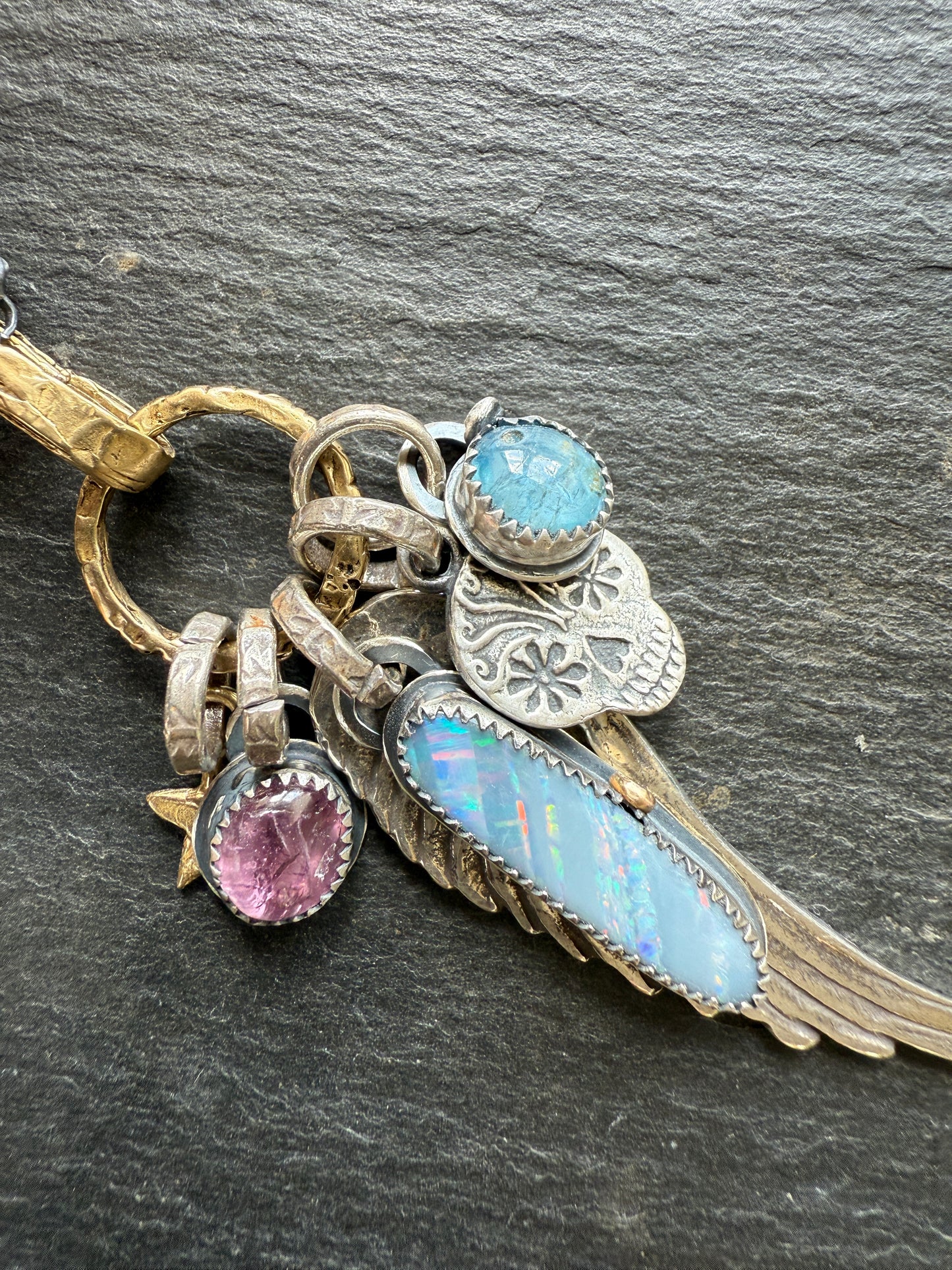 Anne Choi Skull Charm Necklace