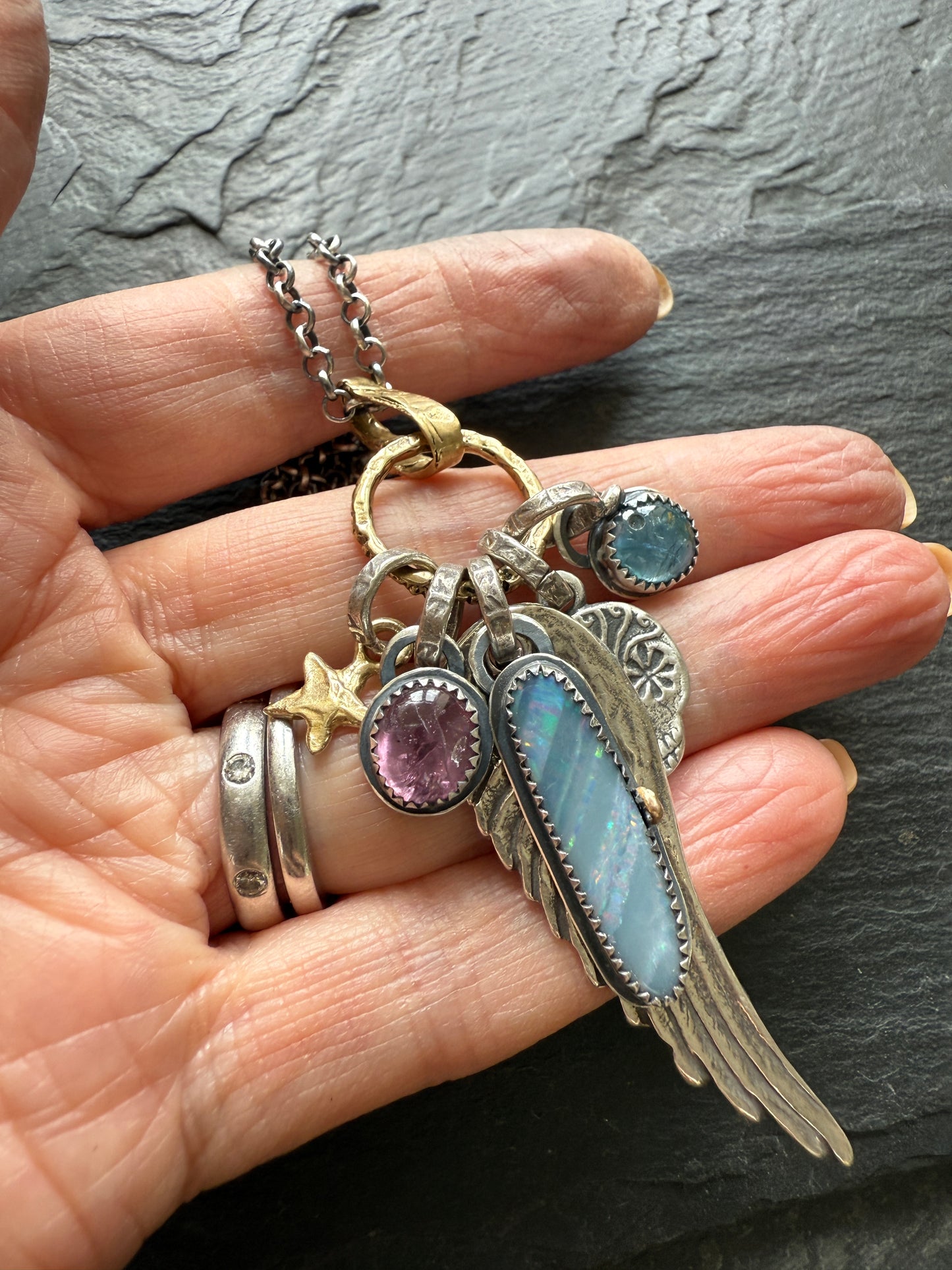 Anne Choi Skull Charm Necklace